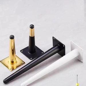 Steel Furniture Legs for <b>Sofa</b> Coffee Table <b>Bed</b> Cabinet-Modern Kitchen Dining Hotel & Living Room Use Strong & Easy Installation - Product Image 6