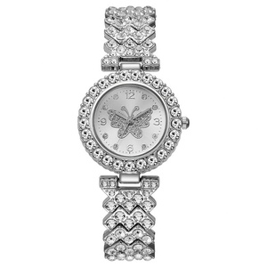 Reloj de Pulsera para Mujer con Flores y Cristales de Cuarzo, Reloj de Moda en Oro Rosa, Joyería para Damas - Product Image 5