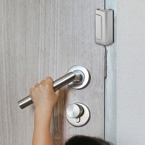Corps de serrure de porte en aluminium pour porte en bois, durable, argenté, 155g, DL016 - Product Image 4