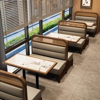 Set di Tavoli e Sedie per Ristoranti, Caffetterie e Sale da Pranzo, Design Moderno OEM ODM per Arredamento Commerciale