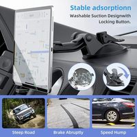 Universeller 4,7~13 Zoll Magnetischer Tablet-Ständer und GPS-Navigationshalterung für Auto-Armaturenbrett oder Windschutzscheibe