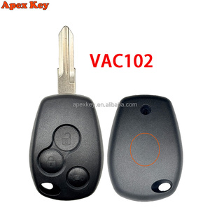 Coque de clé de voiture de remplacement à 3 boutons VAC102 pour Renault Logan Sandero Clio Fluence Vivaro Master Traffic - Product Image 1