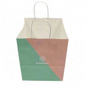 Bolsa de Papel Kraft Marrón con Asas para Regalos, Manualidades y Compras, con Logotipo Personalizado para Uso Promocional - Product Image 3