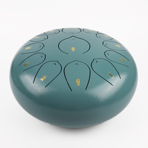 Nhà Máy Cung Cấp 12 Inch Màu Xanh Hank Trống C Key Balmy Thép Lưỡi Tay Trống Với 13 Lưỡi Kích Thước Nhỏ Vật Liệu Kim Loại - Product Image 2