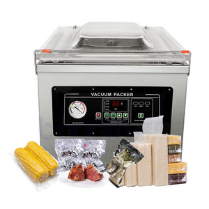 DZ-260 Automatic Desktop Vacuum Sealer Mini Vacuum Packaging Machine Snack Packing Machine for Food Rice Meat <b>Fish</b> - Product Image 1