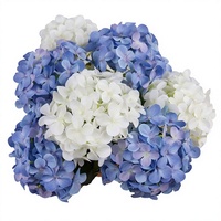 Offre Spéciale – Grande Fleur Artificielle Moderne en Soie, Hortensia 3D Effet Réel, Hydratée et Longue Durée, Idéale pour Mariage, Remise de Diplôme, Noël, Hôtels