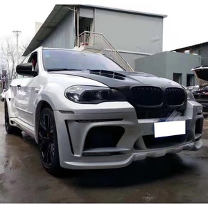 Kit carrosserie en résine pour X5 E70 (2006-2013) avec feux antibrouillard, pare-chocs avant/arrière, passages de roue, garde-boue et jupes latérales – Nouveau, à fixer par boulons - Product Image 3