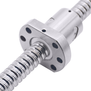 Ballscrew 25mm sfu2505 200 300 400 500 600 700 800 1000mm bóng vít với mặt bích bóng duy nhất <span class=keywords><strong>Nut</strong></span> BK/bf20 kết thúc gia công <span class=keywords><strong>CNC</strong></span> các bộ phận - Product Image 3