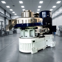 Machine à granulés à matrice annulaire verticale automatique robuste avec refroidisseur d'huile durable pour la production de combustible bois