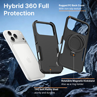 Funda de Alta Gama para iPhone 17 18 Pro Max, Suave como la Seda, con Anillo de Soporte, Antigolpes, Magnética y Personalizada
