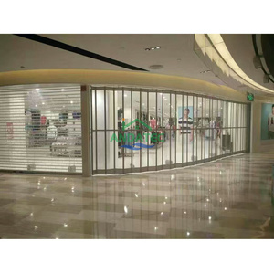 Volets roulants en aluminium, polycarbonate, plastique PC, transparents, clairs, en cristal, pour <span class=keywords><strong>magasin</strong></span> commercial - Product Image 5