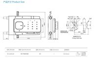 Serrure de porte à empreinte digitale noire, serrure de sécurité intelligente traditionnelle pour le bureau et la maison