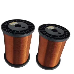 Precio de fábrica 0,05mm-0,70mm alambre de cobre esmaltado para bobina de inductancia de transformadores