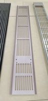 Grille en aluminium personnalisée, volets à lamelles, grille de retour d'air au sol