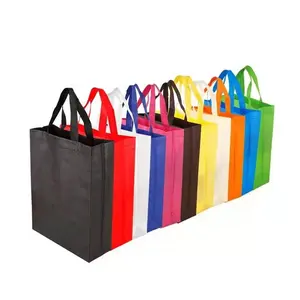 Hot Promotion Item Custom Printed Logo Padding Non Woven Customer Packaging Shopping Bags
