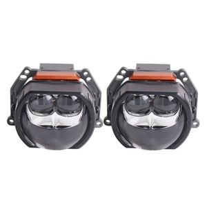 Sanvi SU7 76w 6000k 3.0 Inch Square Bi Led Projector for Automotive Bi Led Dual Auxiliary High Beam Design - Product Image 1