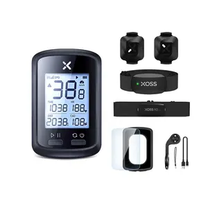 XOSS G Plus Compteur de vitesse GPS sans fil Chronomètre de vélo de route BLE ANT + Écran LCD Compteur de vitesse Odomètre XOSS G + Ordinateur de vélo G +