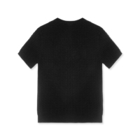 AiNear Vente en gros logo personnalisé Design Oem Odm Short Sleeve Black Round Neck t Shirt Men Wool Cable Knit Graphic Pullover Sweaters