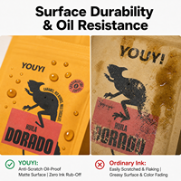 YOUYI Sachet de café personnalisé avec impression en héliogravure, soufflet latéral, valve unidirectionnelle, finition mate, certifié BRCGS FDA