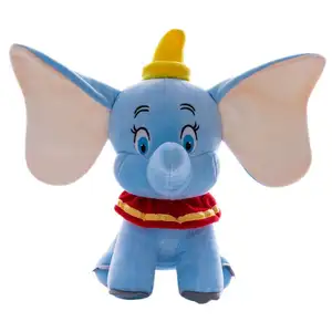 Amazon vendita calda elefante peluche Dumbo bambola bambino dormire cuscino farcito breve peluche elefante peluche peluche