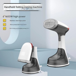 Défroisseur Vapeur Portable Pliable Haute Puissance 1600W - Fer à Repasser de Voyage avec Réservoir d'Eau Amovible de 0,3L pour la Maison et les Voyages - Product Image 1
