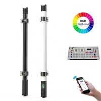 Anneau lumineux pour selfie Rgb Dmx 120 cm 124 watts Alimenté par batterie Tube lumineux LED de haute qualité pour l'éclairage de studio vidéo