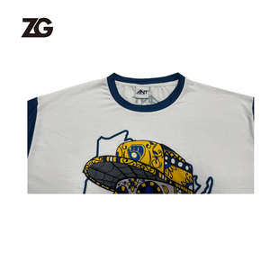 Tùy chỉnh thiết kế của riêng bạn phi tiêu áo chất lượng cao hội đồng quản trị ném trò chơi Vòng cổ ngắn tay áo phi tiêu T-Shirt - Product Image 5