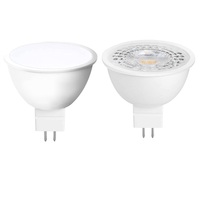 Projecteur LED en aluminium revêtu de plastique, douille de lampe MR16, lentille PC 5W 7W, couvercle en PC