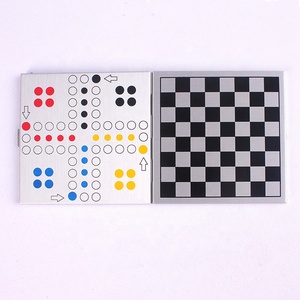 <span class=keywords><strong>4</strong></span> trong 1 từ kim loại du lịch Hội Đồng Quản Trị trò chơi Ludo <span class=keywords><strong>backgammon</strong></span> cờ Chess <span class=keywords><strong>Checkers</strong></span>-Mini phiên bản di động - Product Image 4