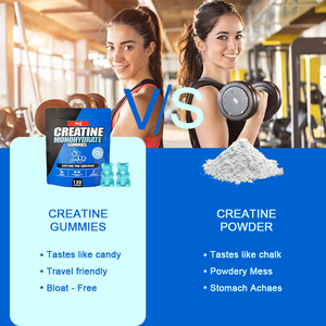 Gomitas de creatina monohidrato <span class=keywords><strong>para</strong></span> hombres y <span class=keywords><strong>mujeres</strong></span>, bolsa de 5g, embalaje, rendimiento de crecimiento muscular, suplemento de preentrenamiento sin azúcar - Product Image 4