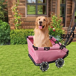Carritos Plegables de 4 Ruedas para Mascotas, Carrito Portátil para Bebés, Gatos, Perros, Carrito para Perros, Carritos para Perros, Gatos y Otros Animales Pequeños - Product Image 6