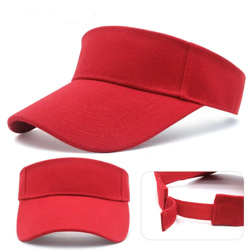 Beyaz yetişkinler işlemeli % 100% pamuk ucuz yüksek kaliteli dantel güneşlik yaz şapka güneş vizör kep Sunvisor şapkalar özel tasarım 58cm