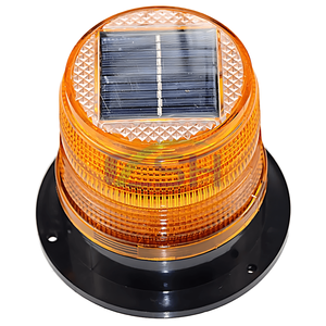 Altamente visibile ad energia solare LED luce di avvertimento traffico magnetico barricata per la sicurezza stradale bianco riflettente del traffico di avvertimento - Product Image 1