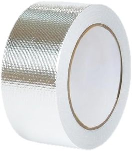 Ruban adhésif en feuille métallique renforcé haute température, solution durable pour l'étanchéité et la réparation des équipements CVC, bouclier thermique - Product Image 1