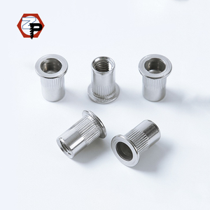 Écrous à sertir à tête plate en acier inoxydable SS304 A2-70 316 métriques M3 M4 M5 M6 M8 M10 M12 en stock immédiat - Product Image 1