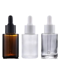 Petit flacon compte-gouttes en verre pour huile essentielle, 1 ml, 2 ml, 3 ml, 5 ml, crème de soin de la peau, sérum cosmétique, nettoyant facial, gouttes pour les yeux