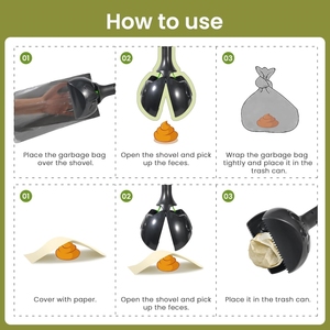 Raccoglitore di Escrementi per Cani Originale di Fabbrica con Manico Lungo Portatile e Durevole dal Design Moderno - Product Image 4