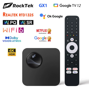 Décodeur TV RockTek GX1 certifié <span class=keywords><strong>Google</strong></span> avec processeur Quad Core Realtek RTD1325, 4K HDR, Wifi 6, <span class=keywords><strong>Google</strong></span> TV 12, 4 Go DDR4, 32 Go EMMC - Product Image 2