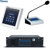 Thinuna PX-3000 Matrice audio professionnelle 8*8 canaux multi-zones avec 20 bus pour système de sonorisation