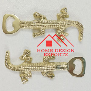 Abrebotellas de latón pulido para Barware Nightclub Party Decor Best Seller Abrebotellas de metal de latón - Product Image 3