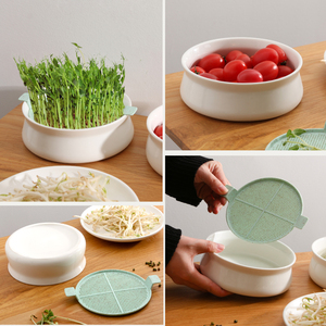 Kit <span class=keywords><strong>de</strong></span> Cultivo <span class=keywords><strong>de</strong></span> Vegetales <span class=keywords><strong>de</strong></span> Cerámica Personalizado, <span class=keywords><strong>Germinador</strong></span> <span class=keywords><strong>de</strong></span> <span class=keywords><strong>Semillas</strong></span>, Bandeja <span class=keywords><strong>de</strong></span> Germinación, Bandeja <span class=keywords><strong>de</strong></span> Cultivo <span class=keywords><strong>de</strong></span> Microgreens con Orificios <span class=keywords><strong>de</strong></span> Drenaje - Product Image 6