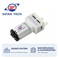 Pompe à vide micro DC 12 volts à faible bruit, personnalisée par OEM, mini pompe à air à diaphragme pour appareils ménagers et appareils de beauté