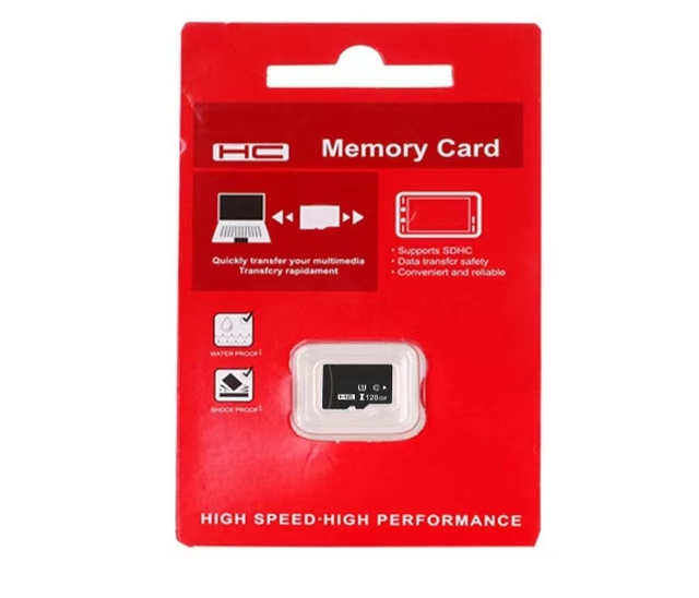 1GB-128GB SD Card Memory Cards Custom Logo OEM TF for Mobile Phone Accessories Black Plastic PS2
