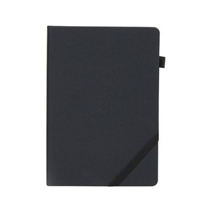 Agenda A5 en cuir PU rigide, avec clip pour stylo intégré et papier ligné épais - Product Image 6