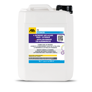 ALGACID Nettoyant rapide pour les algues et les moisissures, désinfectant pour surfaces extérieures, nettoyant pour patio, spray pour pierre, béton, terre cuite, action rapide - Product Image 1
