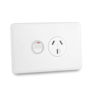 Saa Goedkeuring Australië Nieuw Zeeland 10a Enkele Powerpoint Wit Eenvoudig Ontwerp Hot Selling Wall Power Powerpoint - Product Image 4