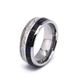 Lapis Lazuli anillo de hombre anillo de lapislázuli de Lapis meteorito de boda diamante anillo anillos boda banda - Product Image 1