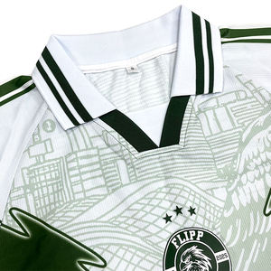 Camiseta de Fútbol Retro Personalizada con Diseño de Patchwork, Sublimación de Poliéster, Secado Rápido, Transpirable, para Deportes Juveniles - Product Image 2