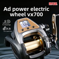 Moulinet de pêche électrique RYOBI Ad Power VX700 puissant avec affichage numérique pour la pêche en eau salée en haute mer et la jigging