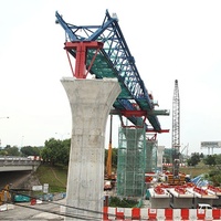 Grúa pórtico de lanzamiento de vigas tipo truss de 900 toneladas para proyectos de construcción de puentes